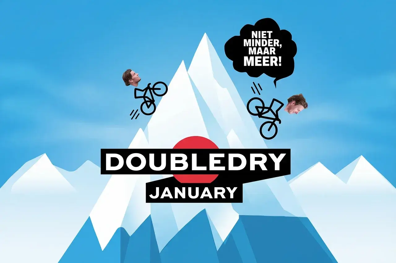Campagnebeeld van Double Dry January 2026